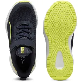 Puma Flyer 3 AC+ PS Sneaker, New Navy-Lemon Sherbert White, 31 EU