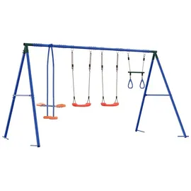 vidaXL Schaukelset Mehrfarbig 330 x 185 x 185 cm Stahl
