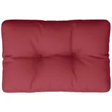 vidaXL Palettenkissen 50 x 40 x 12 cm rot 1 St.