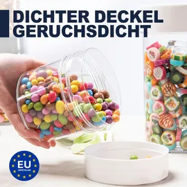 konzept-11 Vorratsdose 2400 ml 6-tlg. Weiß