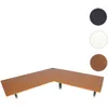 Tischplatte HWC-D40 f√or Eck-Schreibtisch, Schreibtischplatte, 120¬∞ ~ natur