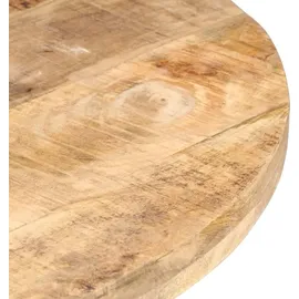 vidaXL Esstisch 80 cm Raues Mangoholz