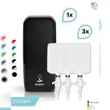 Blanc HYGIENIC SET: Desinfektionsspender SENSOR, berührungslos Blanc Cosmos + 3x 1-L Haut- und Händedesinfektion - PRODUKTSET