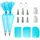 Intirilife 15-teiliges Spritzbeutel Set in Hell Blau | Gr.: onesize