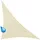 sunprotect 83278 Sonnensegel Hydro, 3,6 x 3,6 x 5 m, 90° Grad Dreieck, wasserabweisend, creme