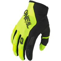 O'Neal | Fahrrad- & Motocross-Handschuhe | MX MTB FR Downhill | Passform, Luftdurchlässiges Material | Element RACEWEAR V.24 | Erwachsene | Schwarz Neon-Gelb | Größe L