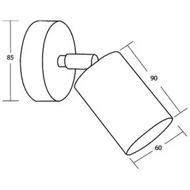 Brumberg LED-Wandleuchte GU10 65351100