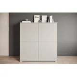 OTTO home PC-Schrank Kenia, Sekretär, Home Office (1 St), Mit Push-to-open, Tastaturauszug und praktischem Stauraum beige