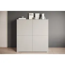 OTTO home PC-Schrank Kenia, Sekretär, Home Office (1 St), Mit Push-to-open, Tastaturauszug und praktischem Stauraum beige