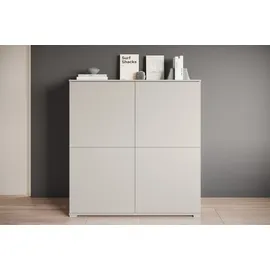 OTTO home PC-Schrank Kenia, Sekretär, Home Office (1 St), Mit Push-to-open, Tastaturauszug und praktischem Stauraum beige