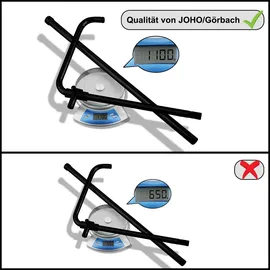 dylin gmbh Edelstahl Duschsystem mit Thermostatarmatur Regendusche Duschset 30 * 30cm Schwarz