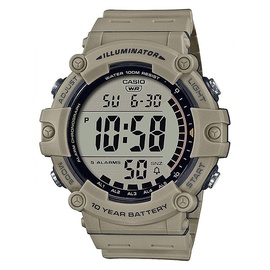 Casio Unisex-Erwachsene Digital Quartz Uhr mit Kunststoff Armband AE-1500WH-5AVEF, Technisch-Wissenschaftlich, Grau