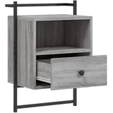 vidaXL Nachtschrank Grau Sonoma 40 x 30 x 61 cm Holzwerkstoff