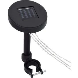 vidaXL Pavillon mit LED-Lichterkette 3 x 3 m Cremeweiß