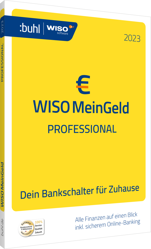 Wiso Mein Geld Professional 2023 | Windows | Sofortdownload + Produktschlüssel