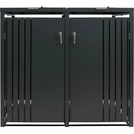 MCW Mülltonnenverkleidung MCW-O67 132 x 84 x 122 cm anthrazit