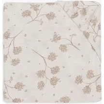 jollein Spannbettlaken Jersey-Baumwolle 70 x 140 - 75 x 150 cm Beige