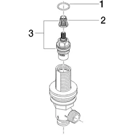 Dornbracht Seitenventil Ersatzteile 90171104051 1/2"