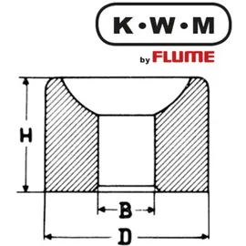 Selva KWM by FLUME KWM-Einpresslager Messing L116, B 2,70-H 2,7-D 3,52 mm