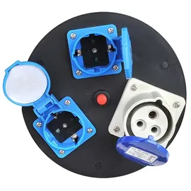 PRO PLUS Kabeltrommel CEE 25M 3x2,5mm2 2x Schuko + 1xCEE)