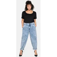Sheego T-Shirt in schwarz | Gr.: 44-46