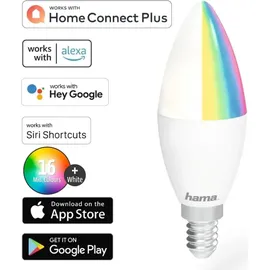 Hama WLAN-LED-Lampe, E14, 5,5W ohne Hub