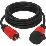 Brennenstuhl Professional Verlängerungskabel VN 1110 IP44 (5m Kabel H07RN-F 3G1,5 in schwarz, Baustelleneinsatz und ständiger Einsatz im Freien, Made in Germany)