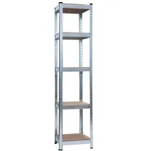 SCHULTE Regalwelt Schwerlastregal Holz/MDF 180x40x40 cm grau