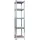 SCHULTE Regalwelt Schwerlastregal Holz/MDF 180x40x40 cm grau