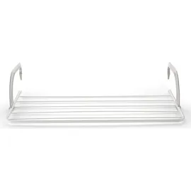 Rayen Balkonwäscheständer, 5 m Trocknungsbereich Wäscheleine für kleine Wäsche für Indoor & Outdoor Maße: 81 x 37,5 x 15 cm, Farbe: Weiß ... - Weiß/Grau,