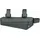 SKS Race Rahmentasche 0,65 l grau/schwarz
