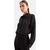 Seidensticker Klassische Bluse schwarz S