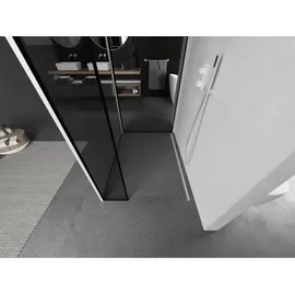 Mexen Kioto Duschtrennwand Walk-in 120 x 110 cm schwarz/weiß 800-120-110-221-20-70
