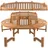 CLP Baumbank 250 x 92 x 250 cm Braun