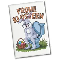 Speecheese Frohe KLOstern Osterhase Souvenir Magnet für Humorliebhaber Lustiger