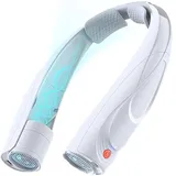 Tomatofrydan Nackenventilator, 6000 mAh Tragbarer Persönlicher Lüfter,6 Geschwindigkeiten,Ventilator Hals Tragbare mit 360°Cooling Luftstrom Hände frei Persönlicher USB Ventilator (Weiß)