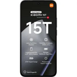 Xiaomi 15T 12 GB RAM 256 GB Black