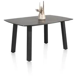 Henders & Hazel Palace Esstisch 4-Füße HPL/Metallgestell off black