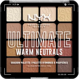 NYX Professional Makeup Ultimate Shadow Palette Lidschatten Warm Neutrals