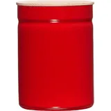 RIESS Vorratsdose mit Deckel Maxi Ø13 H: 18cm 2,25 Liter Fresh Tomato Emaille - Rot