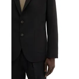 Marc O'Polo Sakko MARC O'POLO "aus sommerlichem Woll-Mix", Herren, Gr. 56, schwarz (schwarz navy), Obermaterial: 34% Wolle, 31% Polyester, 31% Viskose, 4% Elasthan. Futter: 55% Polyester, 45% Viskose, unifarben, Sakkos Sakko