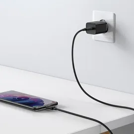Baseus Super Si 1C Schnellladegerät USB Typ C 25W Pd Qc schwarz