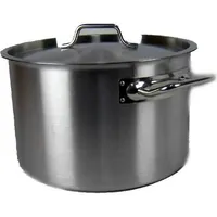 ACMax Kochtopf Gastrotopf Topf 24 Liter Edelstahl mit Deckel