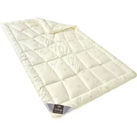 sei design heimtextilien inh. i. richter Winterbettdecke WOOL Comfort Collection, 220x200 - Creme