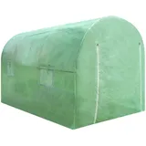 MonsterShop Polytunnel 25mm 4m x 2m mit Regale