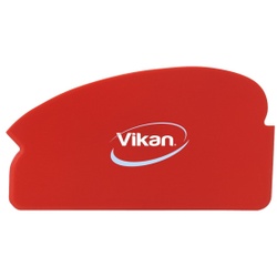 Vikan Schlesinger Schaber, 165 mm, flexibler Schaber mit Schabekanten, Farbe: rot