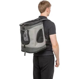 Trixie Rucksack Timon 34 x 44 x 30 cm Schwarz/Grau