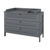 VitaliSpa Ajaton, Grau, 133 x 98.4 mit 3 Schubladen