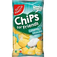 Gut&Günstig Salz geriffelt Chips 200,0 g