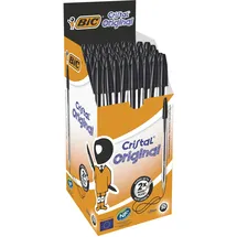 BIC Kugelschreiber Cristal Schwarz 0,4 mm 50 St.
